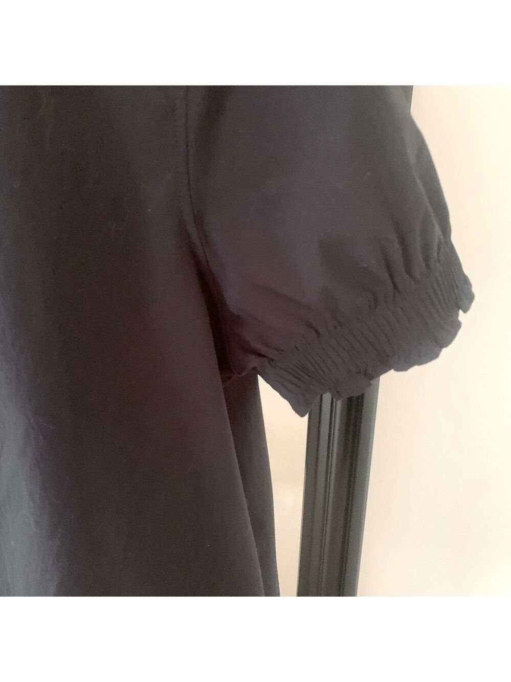 ATHLETA Black Poplin Travel Shirt - Picture 4 of 7